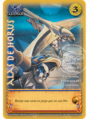 ALAS DE HORUS - REAL - ANIVERSARIO RA
