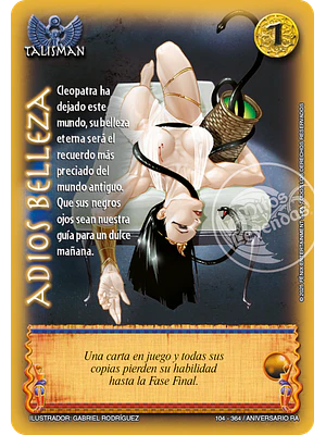 ADIOS BELLEZA - REAL - ANIVERSARIO RA