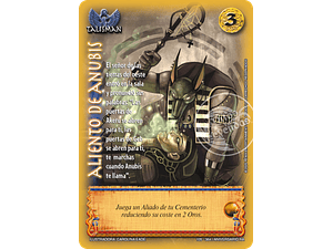 ALIENTO DE ANUBIS - REAL - ANIVERSARIO RA