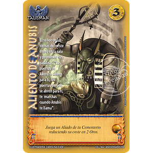ALIENTO DE ANUBIS - REAL - ANIVERSARIO RA