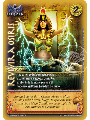 REVIVIR A OSIRIS - REAL - ANIVERSARIO RA