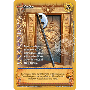 SAKRAHAM - REAL - ANIVERSARIO RA