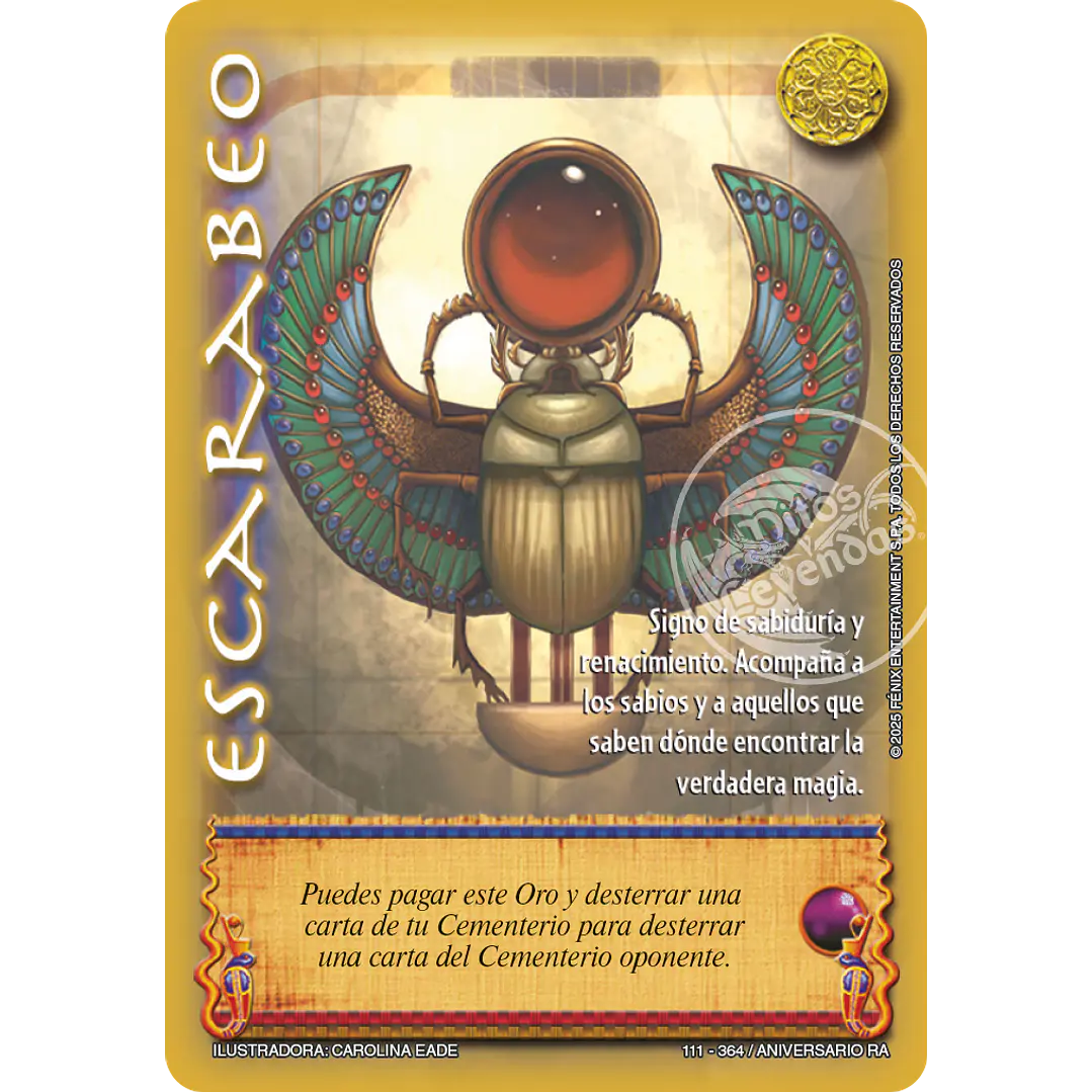 ESCARABEO - REAL - ANIVERSARIO RA 1