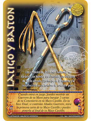 LATIGO Y BASTON - REAL - ANIVERSARIO RA