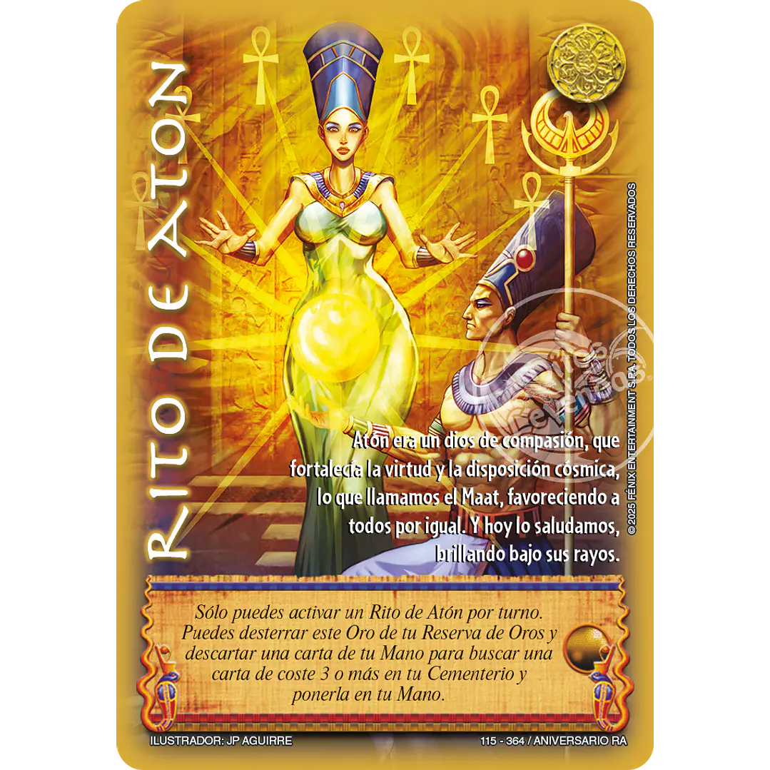 RITO DE ATON - REAL - ANIVERSARIO RA 1