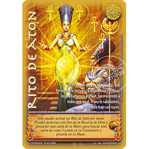 RITO DE ATON - REAL - ANIVERSARIO RA