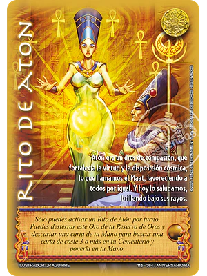 RITO DE ATON - REAL - ANIVERSARIO RA