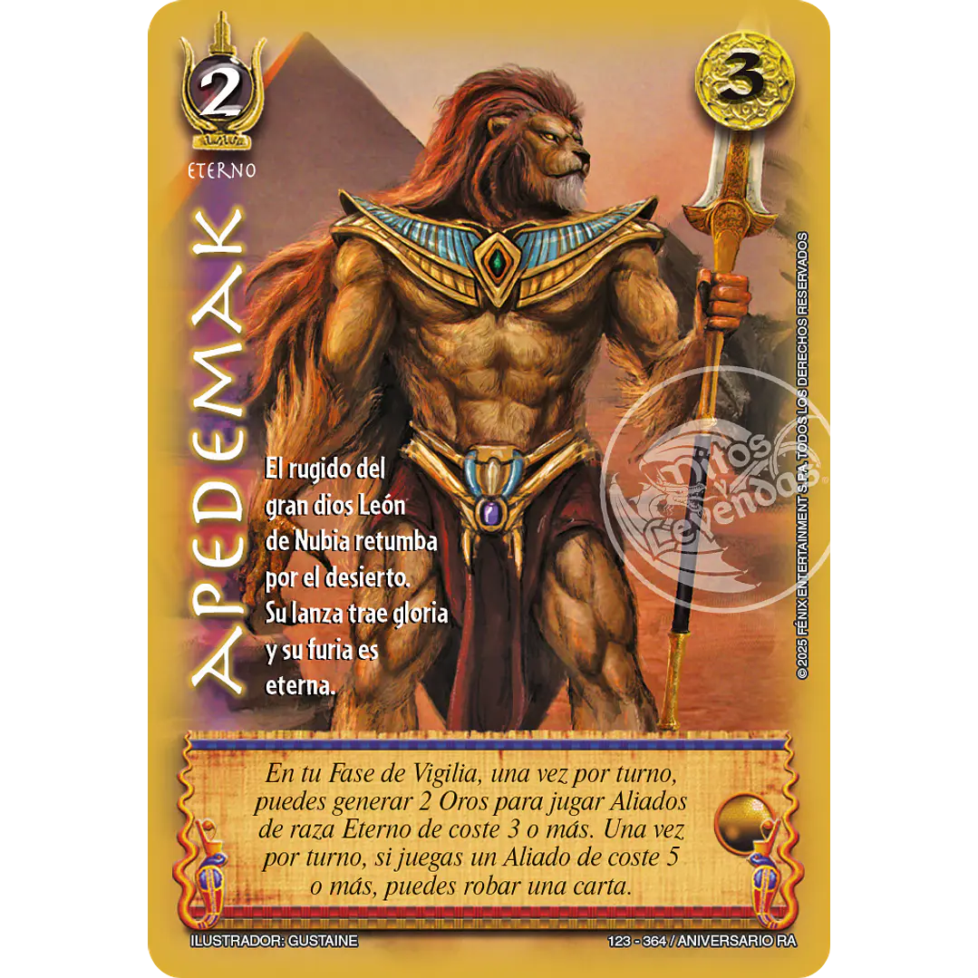 APEDEMAK - REAL - ANIVERSARIO RA 1