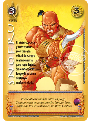 SNOFRU - REAL - ANIVERSARIO RA
