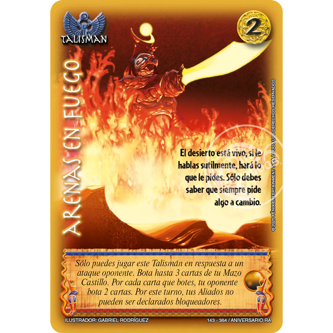 ARENAS EN FUEGO - REAL - ANIVERSARIO RA 1