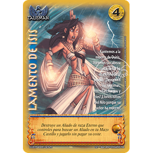 LAMENTO DE ISIS - ANIVERSARIO RA