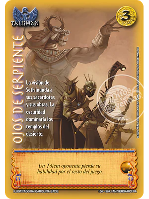 OJOS DE SERPIENTE - ANIVERSARIO RA