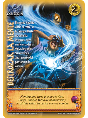 DESTROZAR LA MENTE - REAL - ANIVERSARIO RA