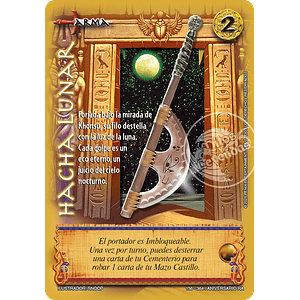 HACHA LUNAR - REAL - ANIVERSARIO RA