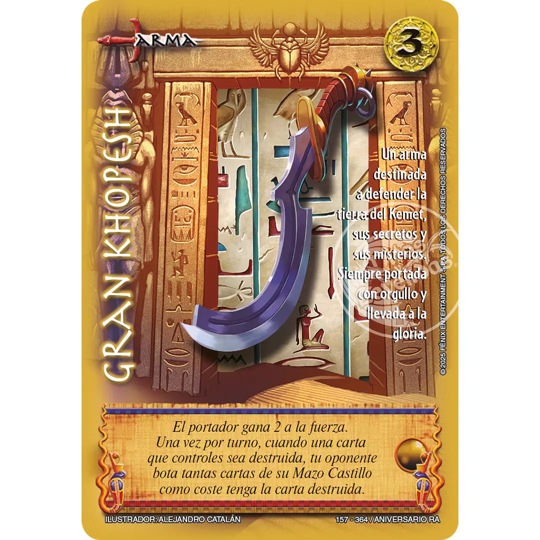 GRAN KOPESH - REAL - ANIVERSARIO RA 1