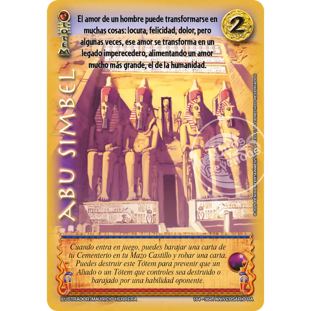 ABU SIMBEL - REAL - ANIVERSARIO RA 1