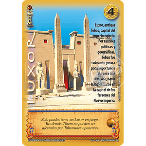 LUXOR - REAL - ANIVERSARIO RA