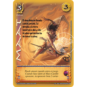 MAAT - VC FOIL - ANIVERSARIO RA