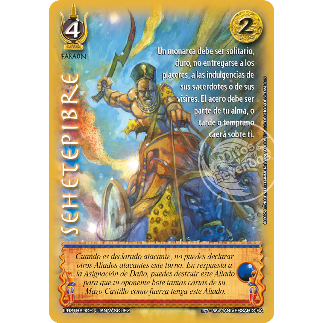 SEHETEPIBRE - VC FOIL - ANIVERSARIO RA 1