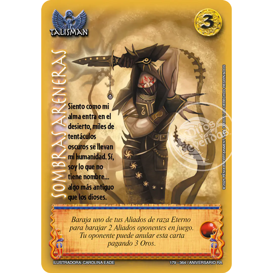 SOMBRAS ARENERAS - VC FOIL - ANIVERSARIO RA 1