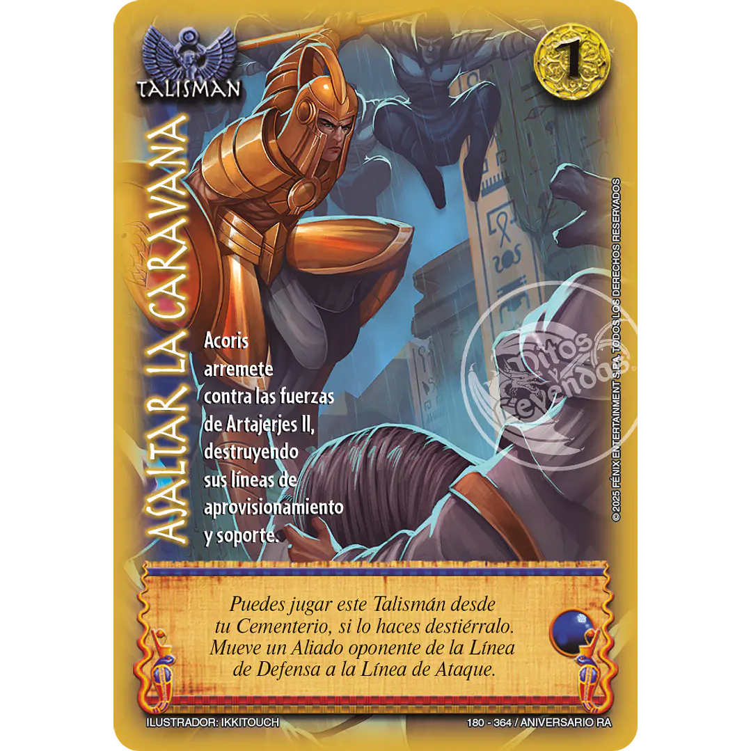 ASALTAR LA CARAVANA - VC FOIL - ANIVERSARIO RA 1