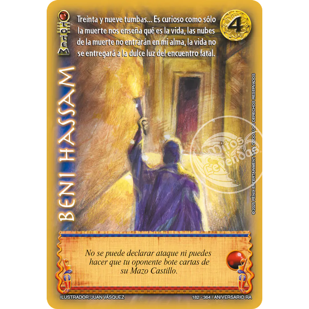 BENI HASAM - VC FOIL - ANIVERSARIO RA 1