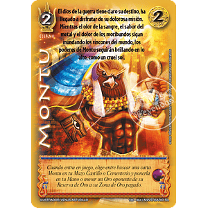 MONTU - CORTESANA - ANIVERSARIO RA