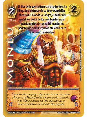 MONTU - CORTESANA - ANIVERSARIO RA