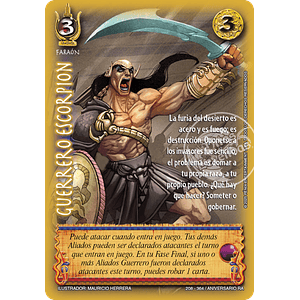 GUERRERO ESCORPION - CORTESANA - ANIVERSARIO RA