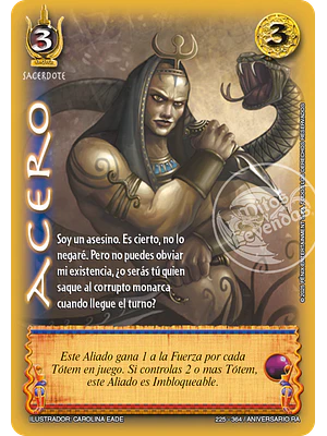 ACERO - CORTESANA - ANIVERSARIO RA