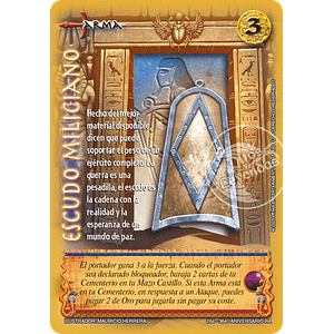 ESCUDO MILICIANO - CORTESANA - ANIVERSARIO RA