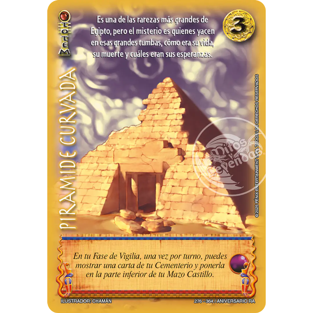 PIRAMIDE CURVADA - CORTESANA - ANIVERSARIO RA 1