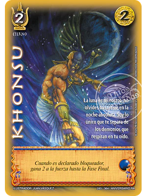 KHONSU - VASALLO - ANIVERSARIO RA