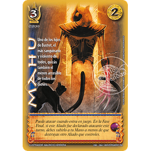 MAHU - VASALLO - ANIVERSARIO RA