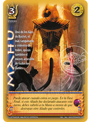 MAHU - VASALLO - ANIVERSARIO RA