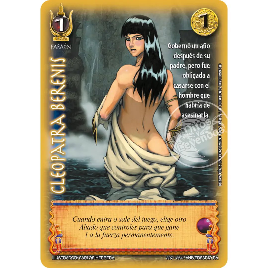 CLEOPATRA BERENIS - VASALLO - ANIVERSARIO RA 1