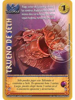 TRUENO DE SETH - VASALLO - ANIVERSARIO RA