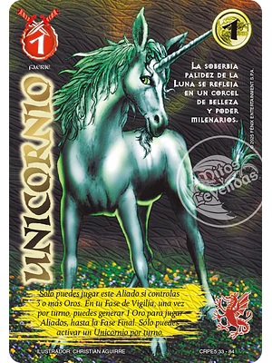 UNICORNIO - COLECCION RACIAL PE 2025 - SEGUNDA PARTE
