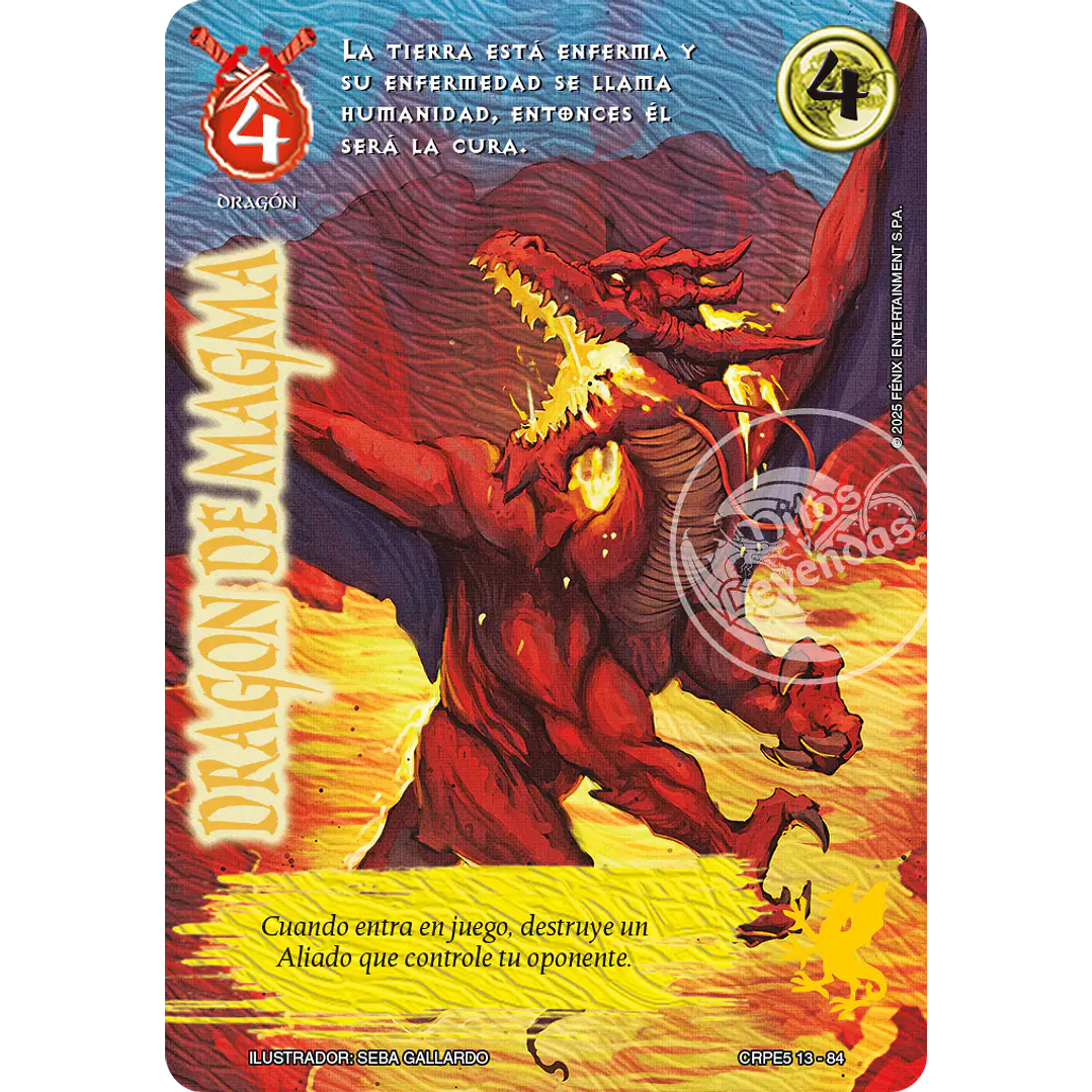DRAGON DE MAGMA - COLECCION RACIAL PE 2025 - SEGUNDA PARTE 1