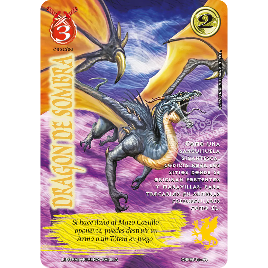 DRAGON DE SOMBRA - COLECCION RACIAL PE 2025 - SEGUNDA PARTE 1
