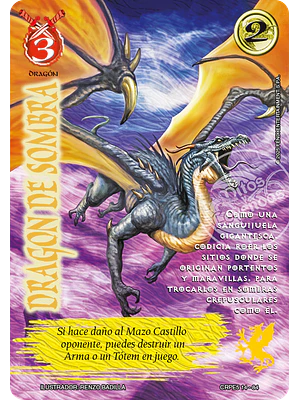 DRAGON DE SOMBRA - COLECCION RACIAL PE 2025 - SEGUNDA PARTE