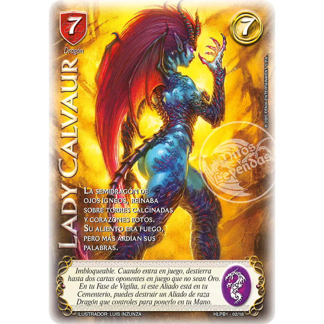 LADY CALVAUR - COLMILLOS DE AVALON 1