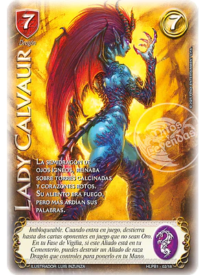 LADY CALVAUR - COLMILLOS DE AVALON