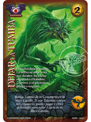DEJAR LA TUMBA - COLMILLOS DE AVALON