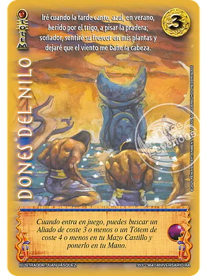 DONES DEL NILO - VASALLO - ANIVERSARIO RA