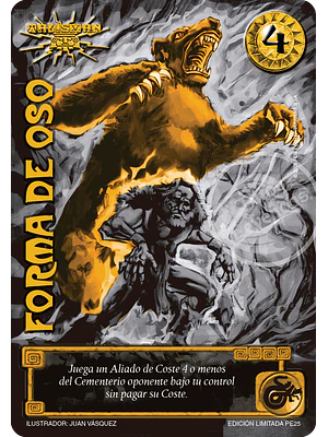 FORMA DE OSO - SECRETA DORADA - LOOTBOX PE 2025
