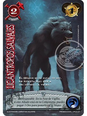 LICANTROPOS SALVAJES - ARTE ALTERNATIVO - LOOTBOX PE 2025