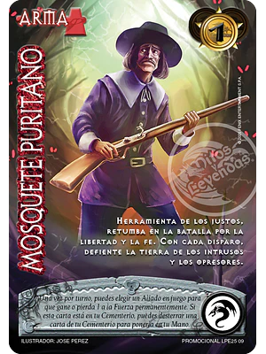 MOSQUETE PURITANO - ARTE ALTERNATIVO - LOOTBOX PE 2025