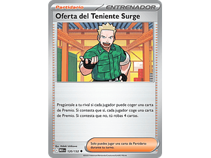 PROPUESTA DEL TENIENTE SURGE – 120/132