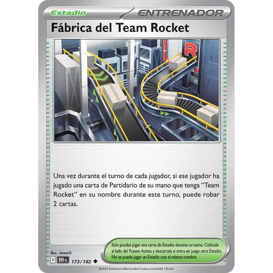 FABRICA DEL EQUIPO ROCKET 173/182 1